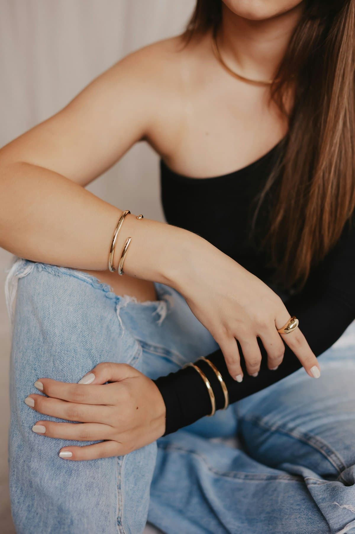 Sculptural Cuff Bracelet