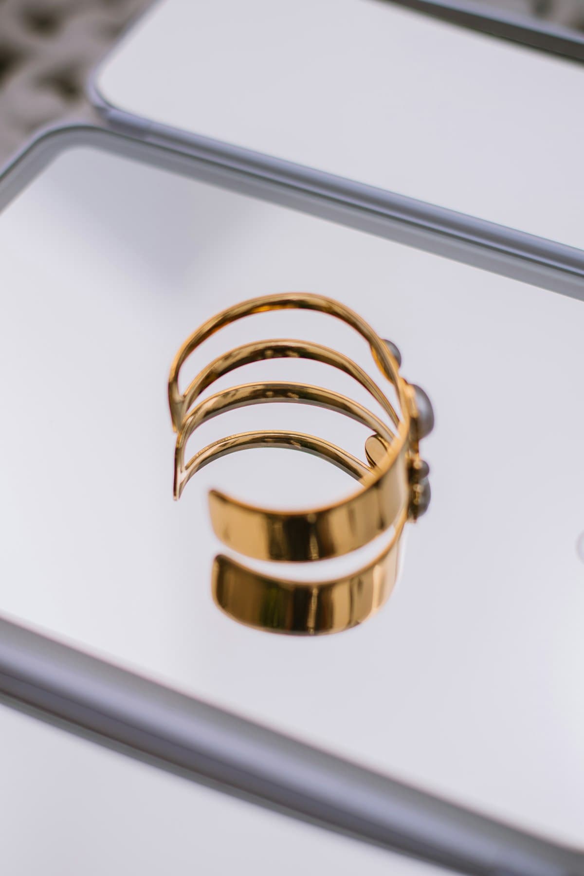 Refined Gold Cuff
