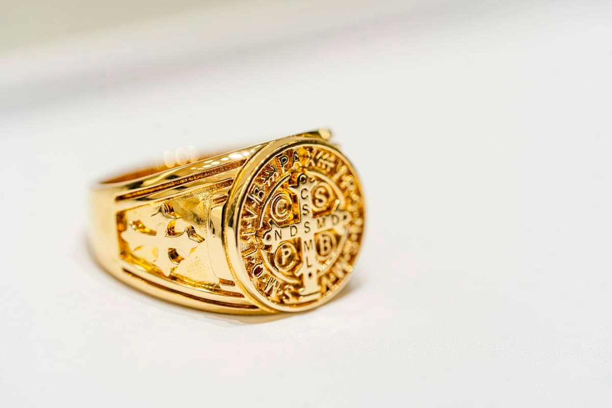Contoured Gold Ring
